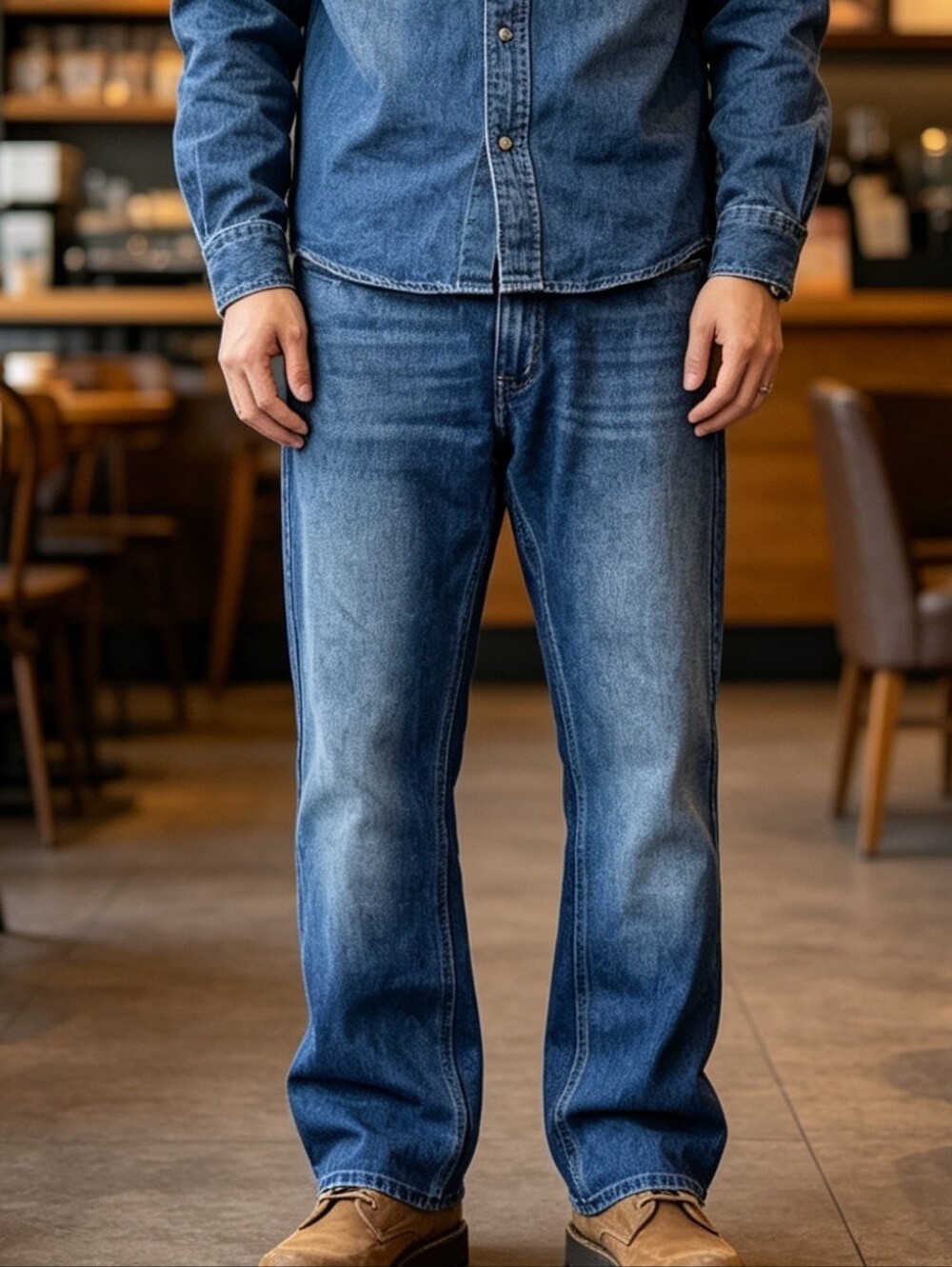 Acne Studios Max Vintage Blue Jeans Men's Size 30 Straight Leg Premium Denim